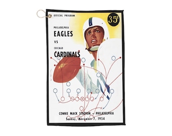 1954 Chicago Cardinals Football Design Golf Towel | Vintage Football