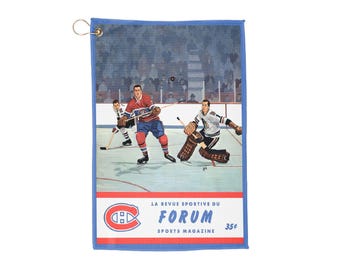 1962-1963 Montreal Hockey Golf Towel | Vintage Hockey