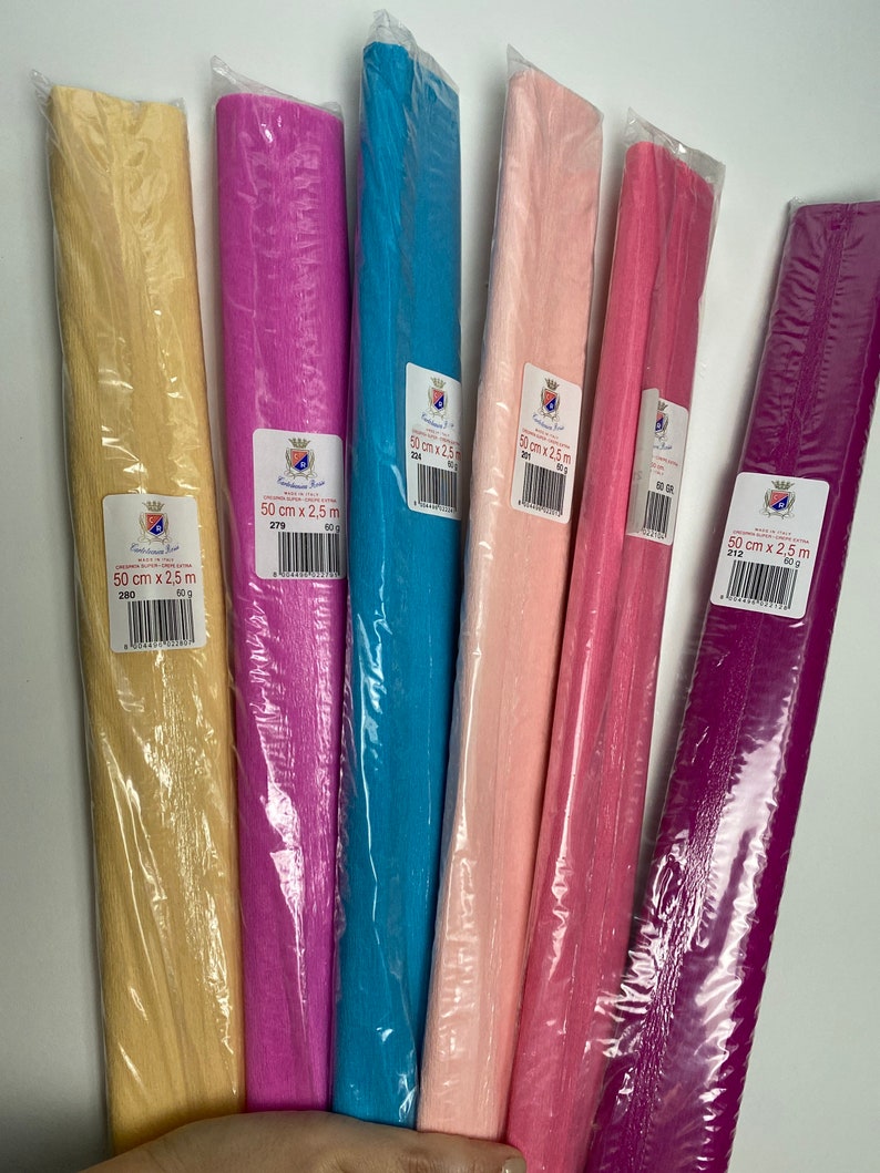 60g Italian Crepe paper Etsy