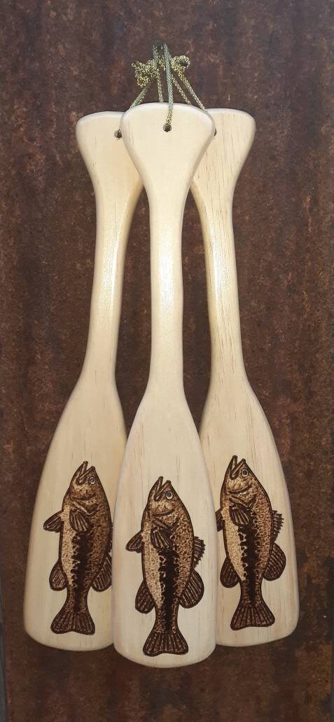 Large Mouth Bass Paddle Decorative Wall Hanging Fishing Camp | Etsy