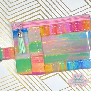 Brushstroke Lanyard ID Wallet