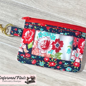 Lanyard ID Wallet Keychain