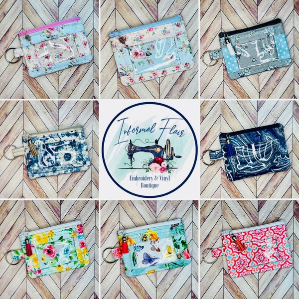 ID Wallet / Card Keeper / Zipper Pouch