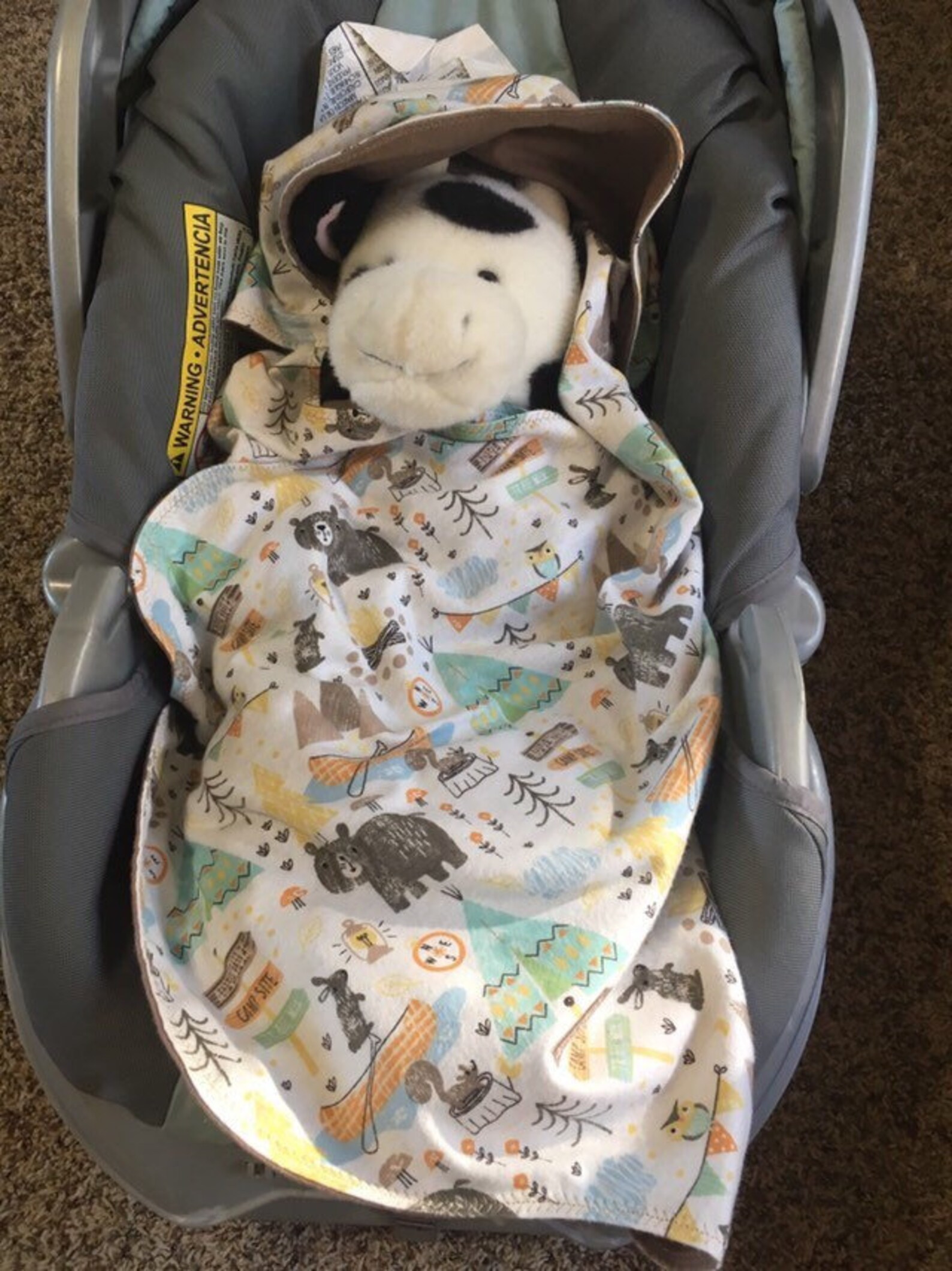 Stroller Blanket Swing Blanket or Car Seat Blanket Made to Etsy