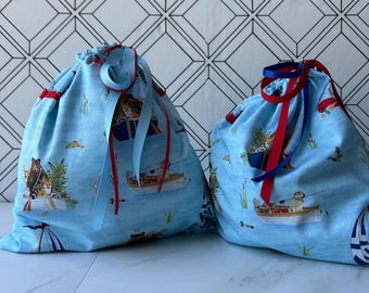 Wildlife Sailboat Reusable Gift bags
