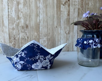 Microwave Bowl Cozy Floral Plate, Large & Regular Bowl Cozies