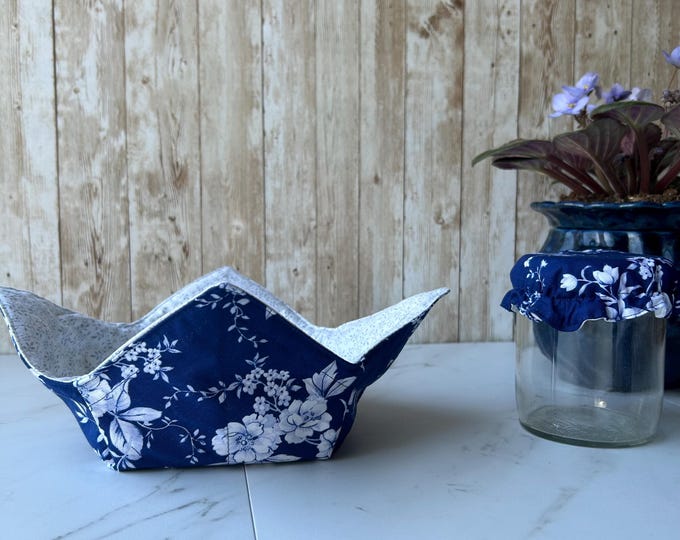 Microwave Bowl Cozy Floral Plate, Large & Regular Bowl Cozies