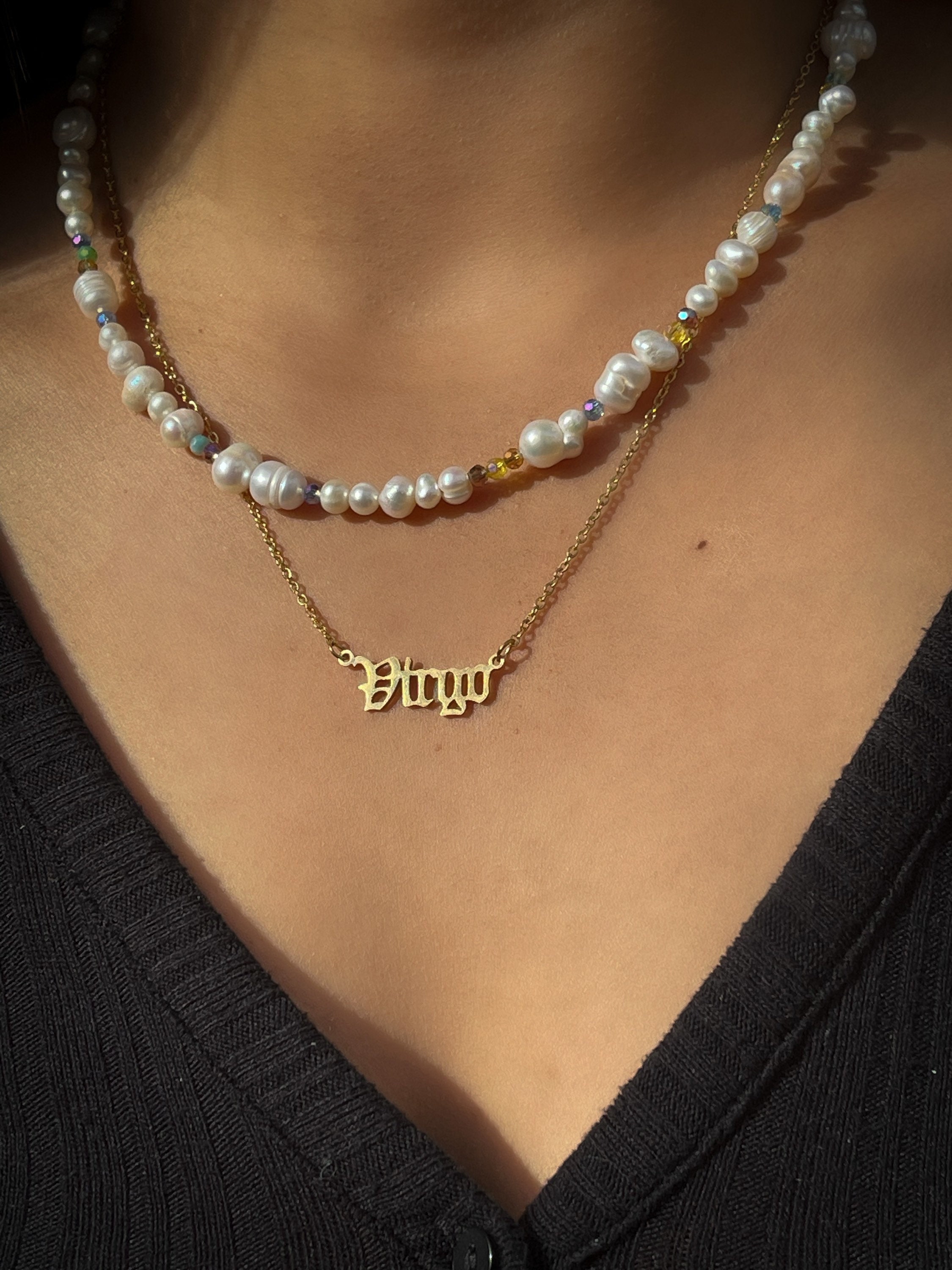 Irregular Freshwater Pearl Necklace 