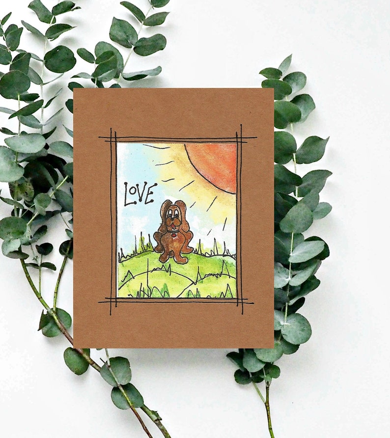 Dog Sympathy Card Death of Dog Dog Loss Card