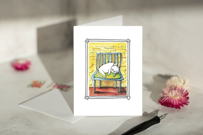 Condolence Card Homemade Cards Cat Memorial Cat Card