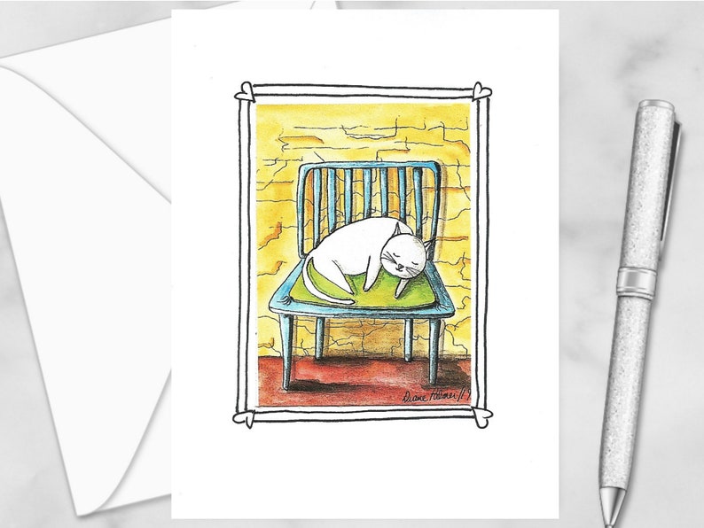 Condolence Card Homemade Cards Cat Memorial Cat Card