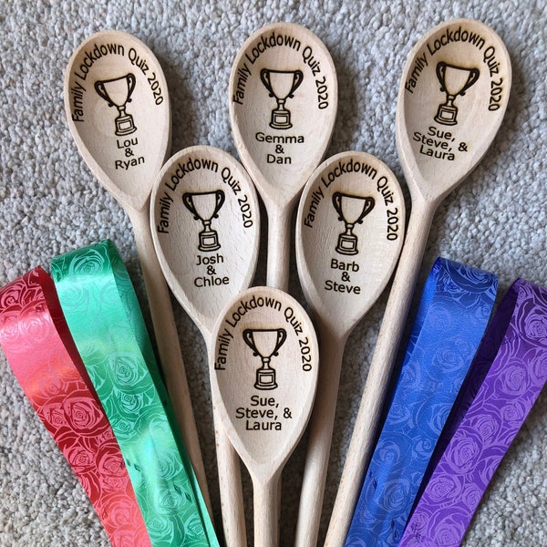 Trophy Spoon, Personalised Engraved Wooden Spoon, winner loser, Star Baker/baking/bake off/cooking, prize awards, competition, Personalized