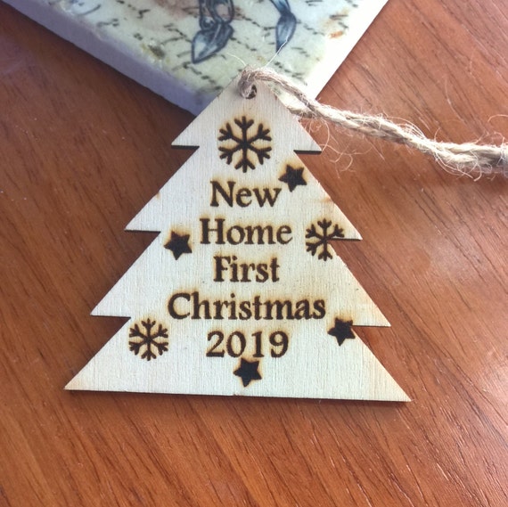 personalised baby first christmas tree decorations