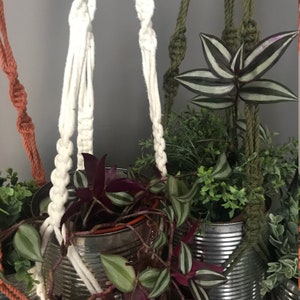 Beginners' Macrame Plant Hanger Pattern Modern Macrame Hard Copy Pattern DIY image 9