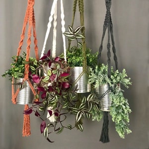 Beginners' Macrame Plant Hanger Pattern • Modern Macrame  • Hard Copy Pattern • DIY