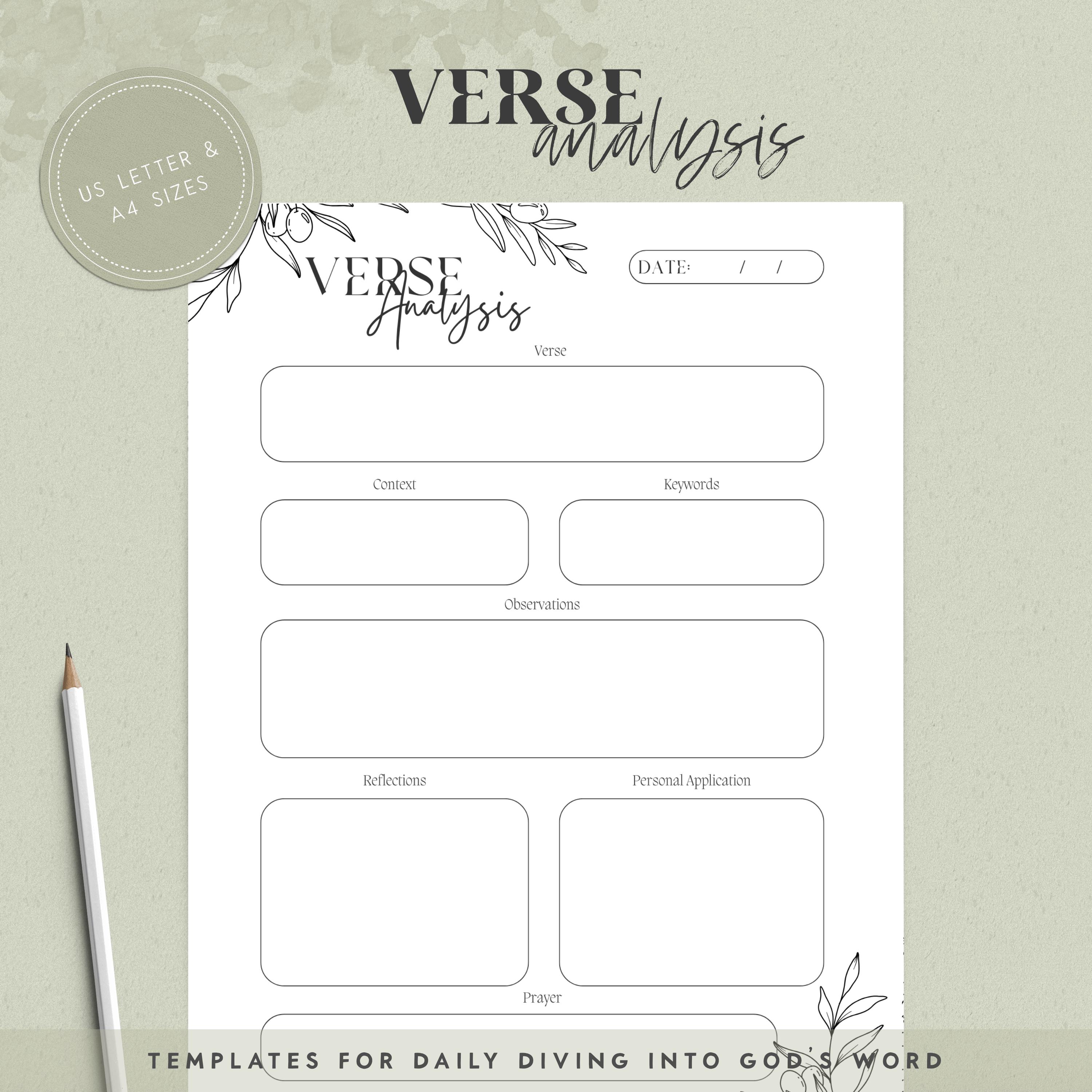 Image 11 for Bible Verse Mapping Template
