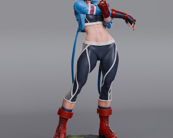 Cammy Streetfighter Killer Bee Capcom Resin Printed Statue (Unpainted)