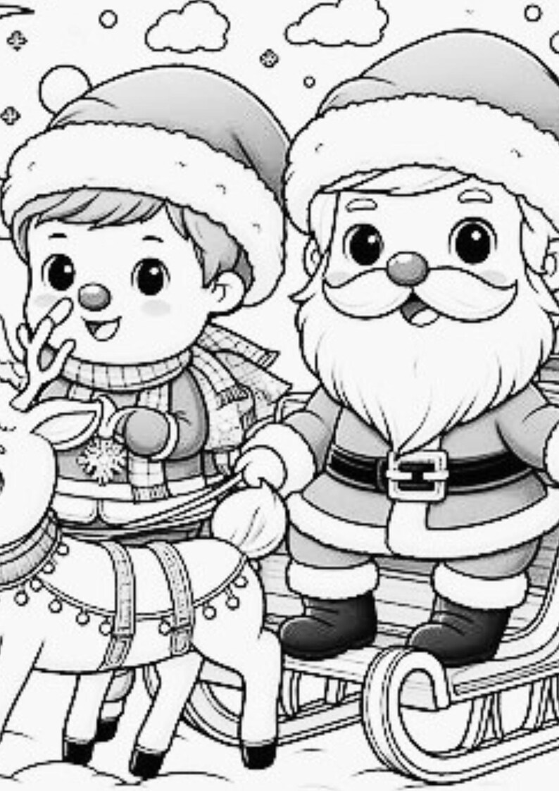 Bumper Christmas Colouring Pages for Kids - 35 Unique Colouring Sheets ...