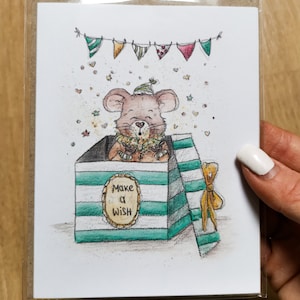 Tarjeta de cumpleaños Pide un deseo