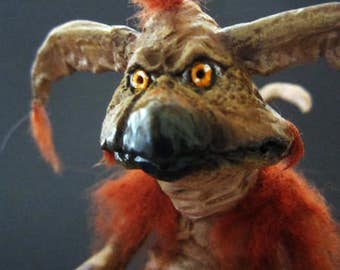 Handgemaakte Star Wars Salacious B. Crumb Beeldje Jabba The Hutt's Palace Jedi