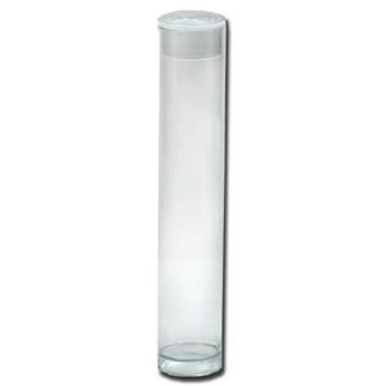 3 Inch Long Round Tubes with Tops Clear Plastic Storage Etsy