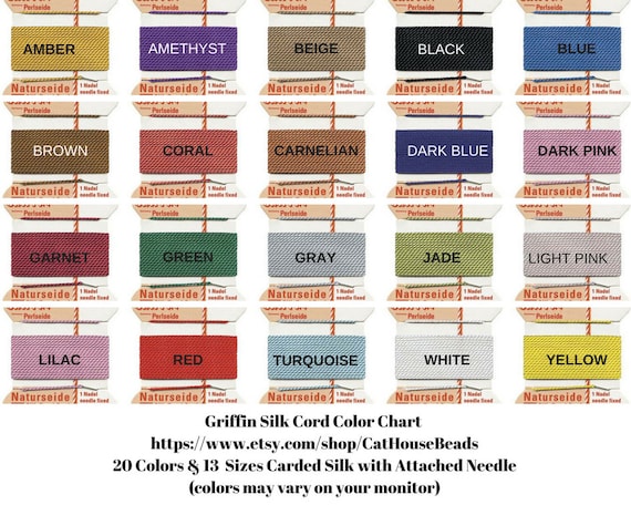 Macrame Cord Size Chart