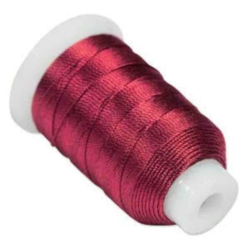 Maroon Silk Cord Pearl Knotting Thread Make Minimalist Jewelry Etsy