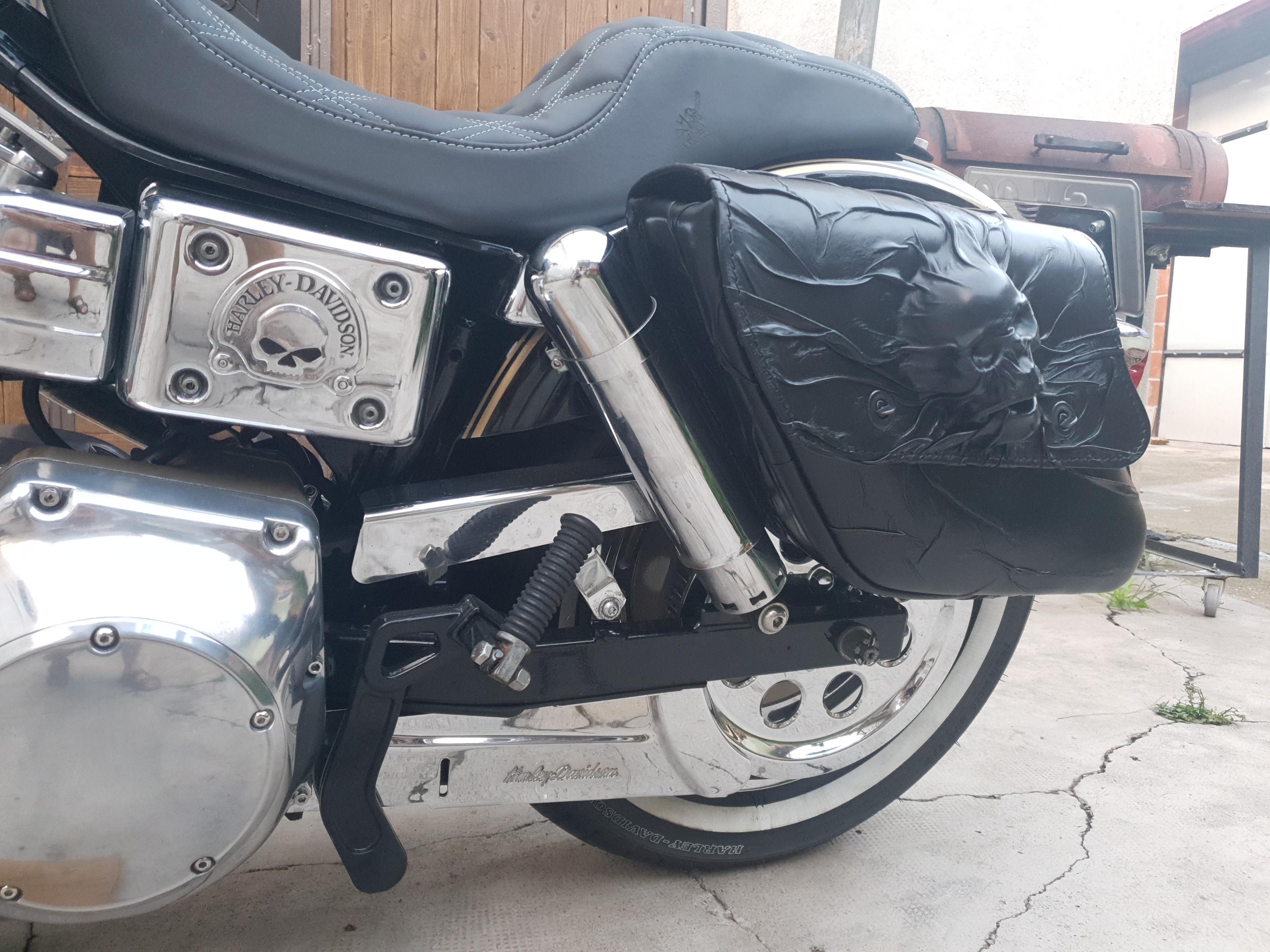 Harley Davidson Dyna Saddlebag Dyna Leather Side Bag HARLEY DAVIDSON DYNA Skull Bag skull Saddlebag Skull Leather Bag. Etsy Canada