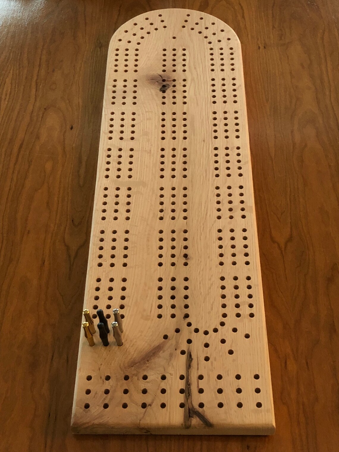 Extra large 3 person cribbage board Etsy