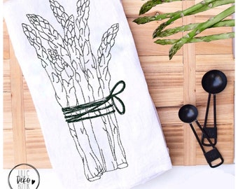 Embroidery file •asparagus wrapped• 13x18
