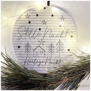 Coaster *Silent Night, Holy Night* ITH 18x30