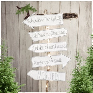 Embroidery file ITH •large sign forest• 16x26