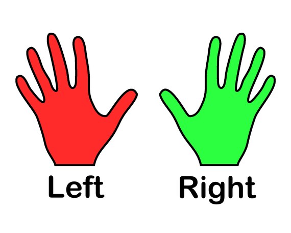 Left And Right Hands Clipart
