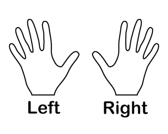 Left and Right Poster - Etsy