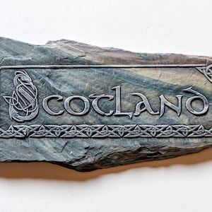 Schotse muurplaquette, Schots cadeau, Schotse muurkunst, Schotse geschiedenis, handgemaakt in Schotland, Andrew McGavin Designs, exclusief Etsy
