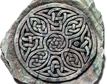 Celtic Design Wall Art, Celtic Knot Home Decor, Scottish Gift, Pictish Art, Handmade in Scotland, Celtic Cross, Bessay, Shetland Islands