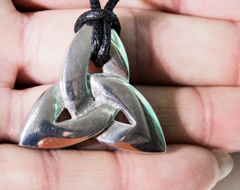 Pewter Celtic Triquetra Pendant | Pewter Jewellery | Handmade Scottish Gift | Celtic Knot Jewellery | Celtic Design | Celtic Jewellery