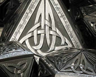 Pyramid Celtic Treasure Box | Scottish Gift | Unique Geometric Design | Trinket Box