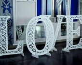 Vector word quot LOVE quot for wedding 3d puzzle ,CNC ,decoration, wedding decoration, cdr file, wooden DECOR, vector graphic,lasercut