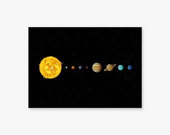 Solar System – Postkarte