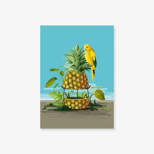 Ananas – Cartolina