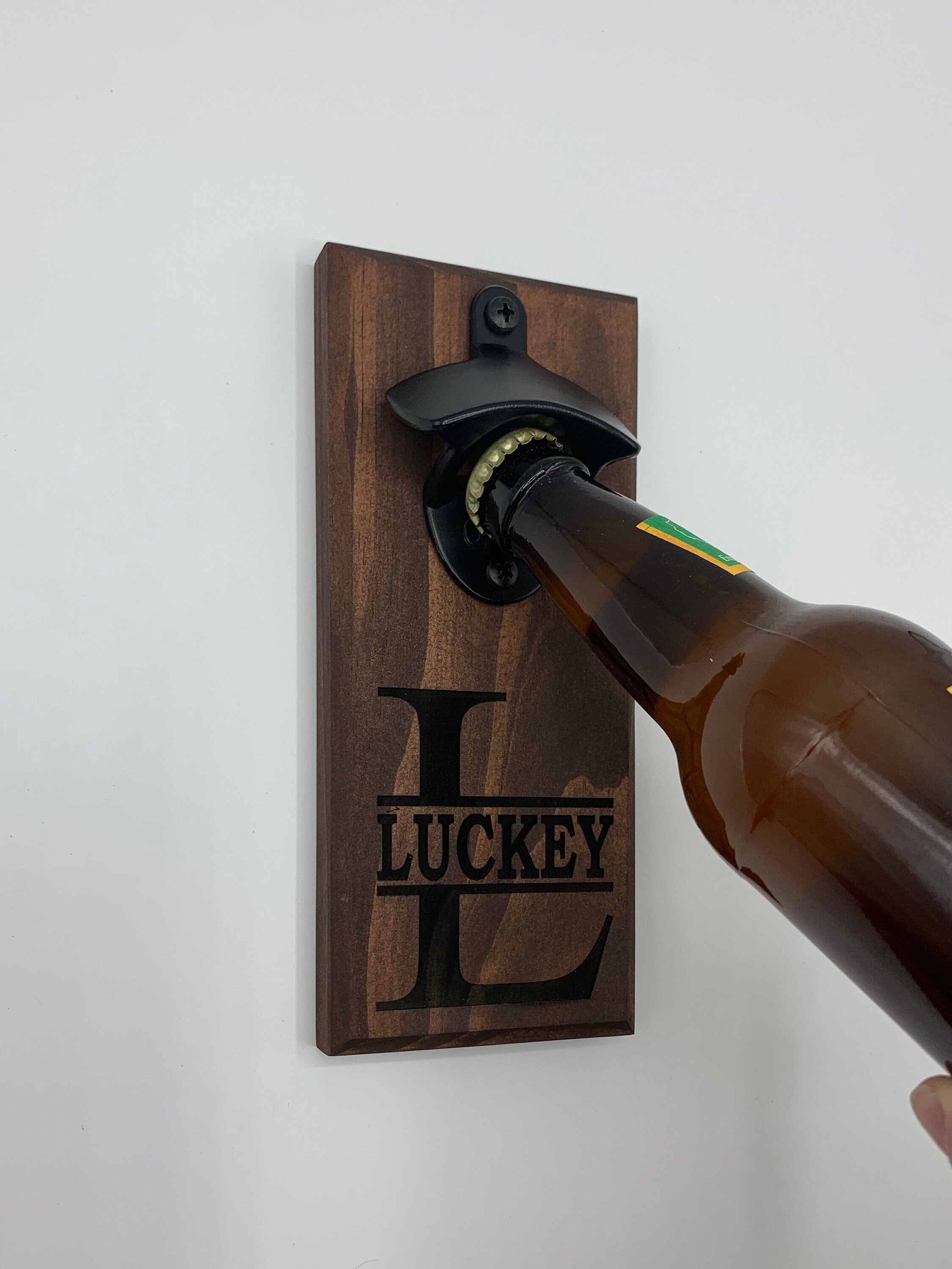 Laser Engraved Bottle Opener Personalized Bottle Etsy
