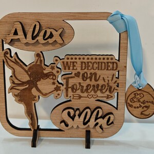 Gepersonaliseerde custom made lasergesneden gegraveerde houten naam woord bureau tafelstandaard vrijstaande muur plaquette verjaardagskaart teken logo ontwerp service