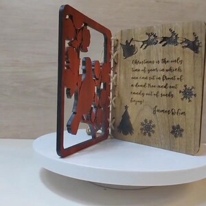 Op maat gemaakte gepersonaliseerde kaart van echt hout lasergesneden gesneden gegraveerde huwelijksuitnodiging verjaardag verjaardag Kerstmis Moederdag