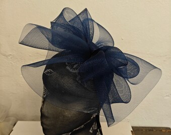 Cappello Da Sposa Originale Britannico Blu Navy Standard Size 50cm Cappello Da Sposa Originale Britannico Blu Navy Standard Size 50cm