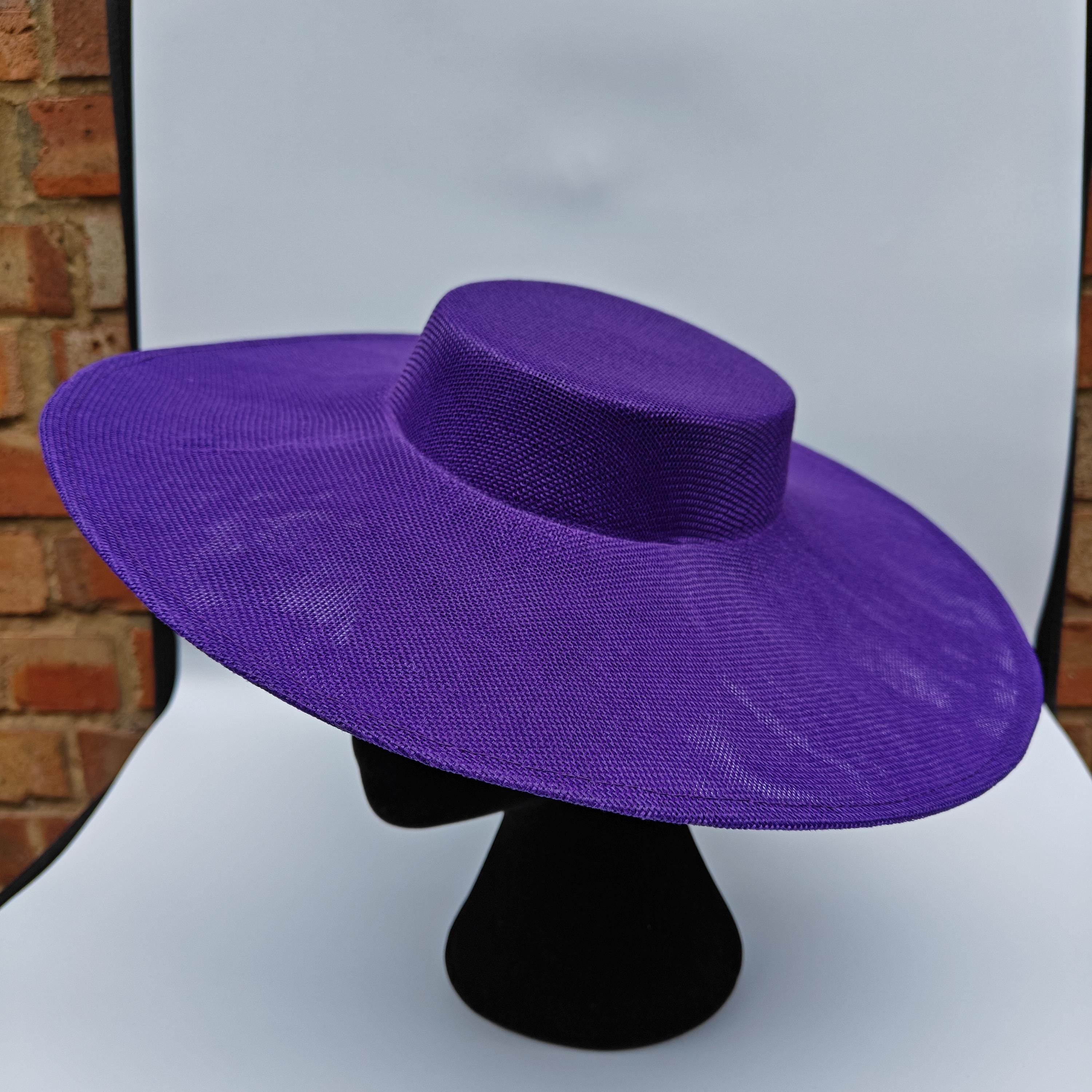 Purple Boater Hat - Etsy Israel
