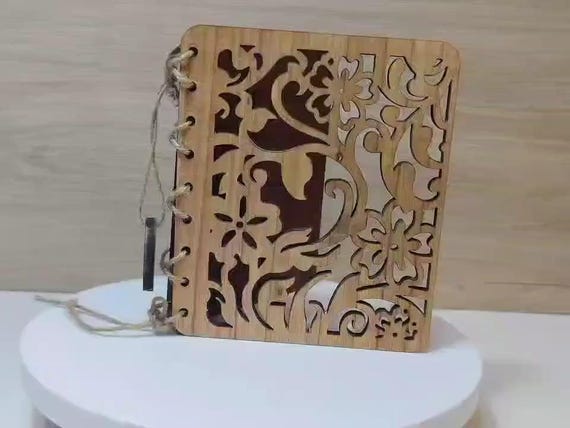 Custom made personalised real wood plaque card laser cut carved engraved wedding invitation birthday anniversary Christmas Mother’s Day
