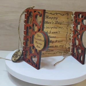 Op maat gemaakte gepersonaliseerde echt hard massief hout lasergravure plaque kaart huwelijksuitnodiging valentijn verjaardag kerstcadeau aanwezig