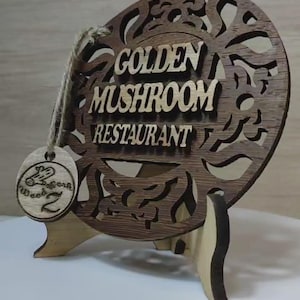 Placa con nombre personalizada de madera real, tarjeta tallada y cortada con láser, invitación de boda, cumpleaños, aniversario, Navidad, Día de la Madre