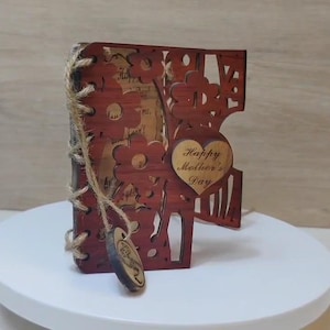Op maat gemaakte gepersonaliseerde echt hard massief hout lasergravure plaque kaart huwelijksuitnodiging valentijn verjaardag kerstcadeau aanwezig